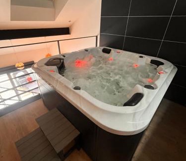 Sainte-Marie-dʼAlloix Appartement | Loft industriel avec jacuzzi