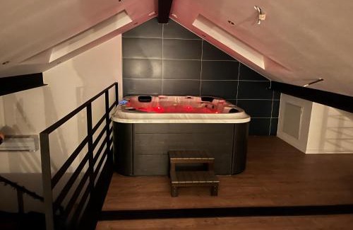 Sainte-Marie-dʼAlloix Appartement | Loft industriel avec jacuzzi
