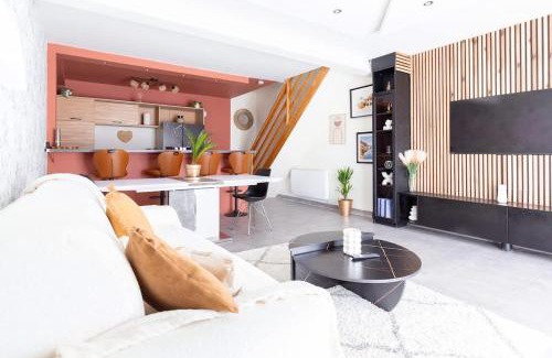 Demouville Appartement | Loft tout confort avec parking et à moins 15 min Caen et des Plages