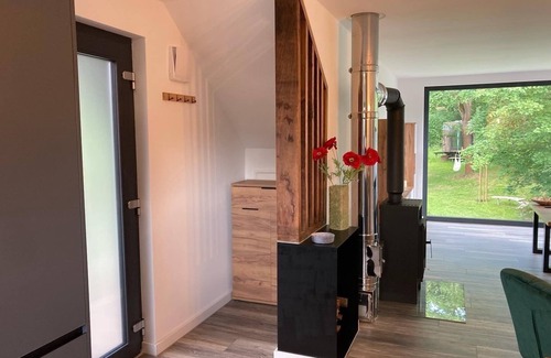 Straupitz Appartement | Loft with fireplace and 2 terraces on a natural plot in Straupitz-Spreewald