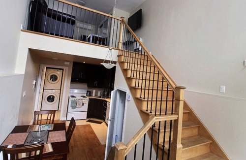 Bellerive Appartement | Loft with mezzanine and 16-foot ceilings near all amenities
