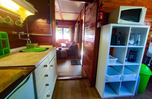 Zeliv Cabine | Log Cabin 1, Couchages 2 + 1, Superbes vues, Animaux acceptés, Lac, Vue sur la forêt, Lit double
