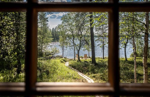 Jormua Chalet De Ski | Cabane en rondin 120m2 - Laponie finlandaise - Bord de lac et pleine forêt.