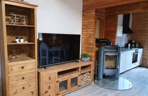 Wustrow Cabine | Cabane en rondins Canow avec bateau - cabane en rondins Canow