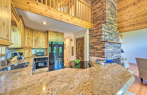Payson Cabine | Log Cabin in Payson w/ Deck, Mtn & Creek Views