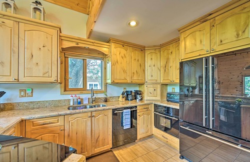 Payson Cabine | Log Cabin in Payson w/ Deck, Mtn & Creek Views