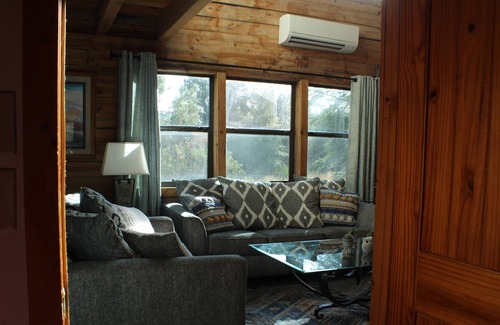 Young Cabine | Log cabin on 2.5 private wooded acres! Bring your horses & ATV's. Hunt area 23