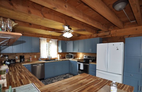 Young Cabine | Log cabin on 2.5 private wooded acres! Bring your horses & ATV's. Hunt area 23