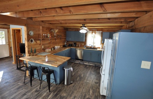 Young Cabine | Log cabin on 2.5 private wooded acres! Bring your horses & ATV's. Hunt area 23
