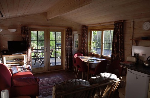 Trecastle Cabine | Log Cabin sur une ferme colline galloise dans les Brecon Beacons