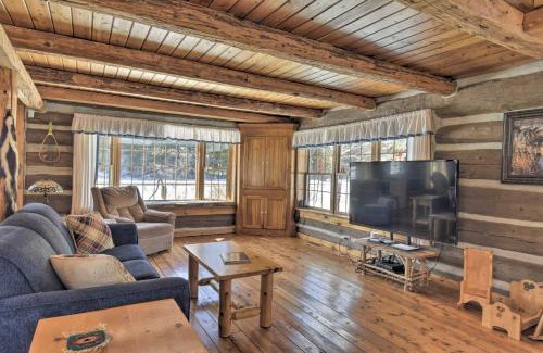 White Lake Maison | Log Cabin on the Wolf River with Private Hot Tub!