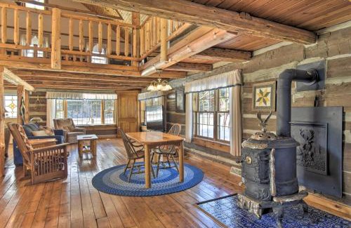 White Lake Maison | Log Cabin on the Wolf River with Private Hot Tub!