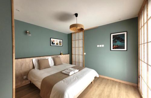 La Combe-de-Lancey Appartement | Logement avec jacuzzi et sauna en terrasse, belle vue panoramique