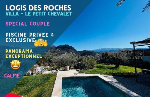 Buis-les-Baronnies Appartement | LOGIS DES ROCHES - 2 VILLAS VUE EXCEPTIONNELLE - Le Petit Chevalet, Le Grand Sabouillon