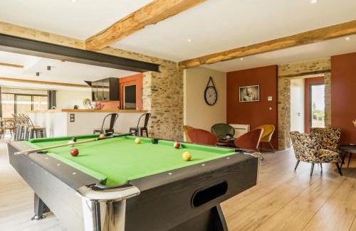 Loireauxence Maison | Longère moderne avec spa, billard, babyfoot, salle de sport, hammam, et Wi-Fi - FR-1-306-1288