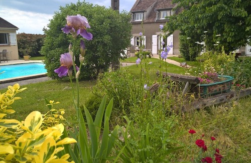 Ervauville Maison | Longère 220 m2 dans jardin clos de 1850 m2 avec piscine 12x5- ping-pong- vélos