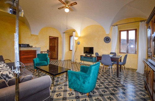 Chiatra Appartement | Look forward to the fantastic view of the countryside from this vacation apartment.