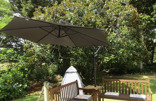 Kaipara Flats Cabine | Looking for a glamping experience with a difference? Try the Magnolia Room.
