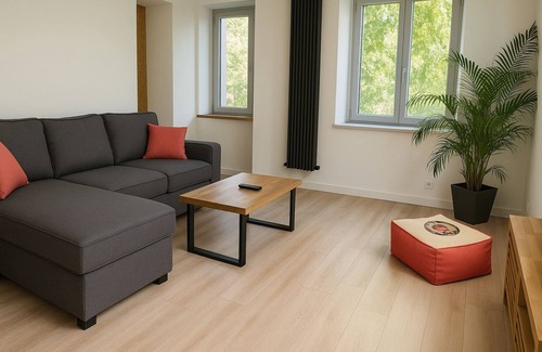 Loos Appartement | Loos duplex with darts & sofa bed near Lille