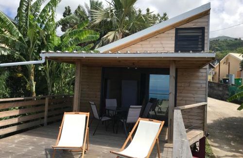 L'Etang-Sale Cabine | Lounge des hauts, 3 maisons à L'étang-Salé avec vue sur l'Océan indien et la forêt