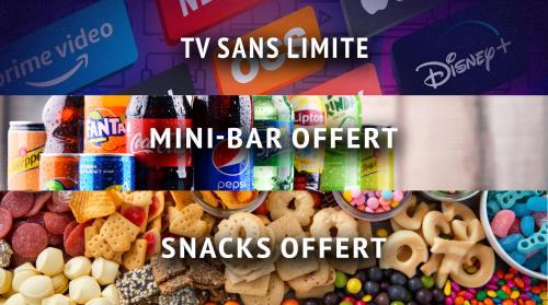 Notre-Dame-Limite Hôtel | Love Room du Mont d'Or - Baignoire SPA - Minibar offert
