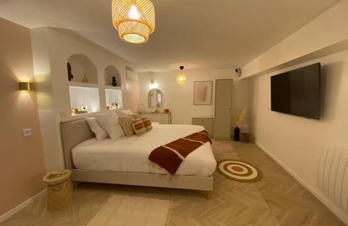 Blennes Appartement | Love Room Morocco - Jacuzzi & Piscine Privée