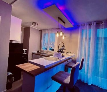 Fleury-les-Aubrais Appartement | Love Room O'Dream, Jacuzzi et Lit King Size