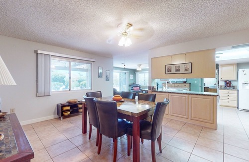 Sun City Maison | Lovely 55+ home with open floor plan and outdoor patio space