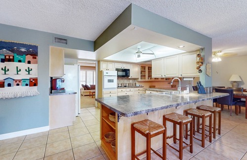Sun City Maison | Lovely 55+ home with open floor plan and outdoor patio space
