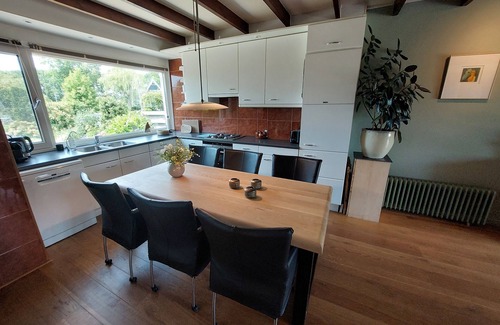 Uitwellingerga Villa | Belle et confortable maison de vacances située au bord de l'eau en Frise