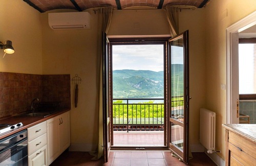 Villa Santa Maria Appartement | Joli appartement pour 4 personnes avec climatisation, piscine, WIFI, TV, balcon et animaux admis