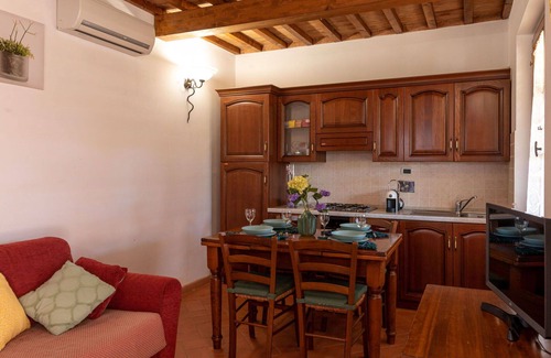 Massa Marittima Maison | Joli appartement dans une maison de vacances avec climatisation, WIFI, TV, terrasse et animaux admis
