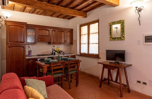 Massa Marittima Maison | Joli appartement dans une maison de vacances avec climatisation, WIFI, TV, terrasse et animaux admis