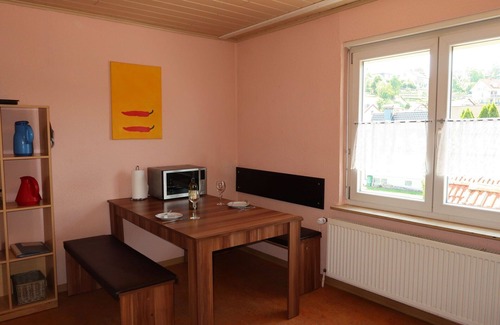 Nentershausen Appartement | Agréable appartement pour 6 personnes avec WIFI, TV, terrasse, animaux admis et parking
