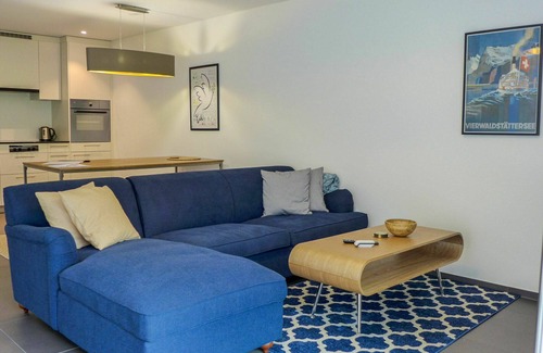 Blausee Appartement | Confortable appartement pour 4 personnes avec WIFI, TV, balcon, animaux admis et parking