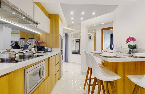 Downtown Cancun Hôtel | Lovely apartment with pool, ping pong, & kitchenette