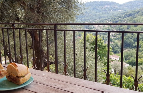 Le Bar-sur-Loup Appartement | Lower Garden Apartment à La Bastide Saint Christophe, *Grande Piscine Chauffée*