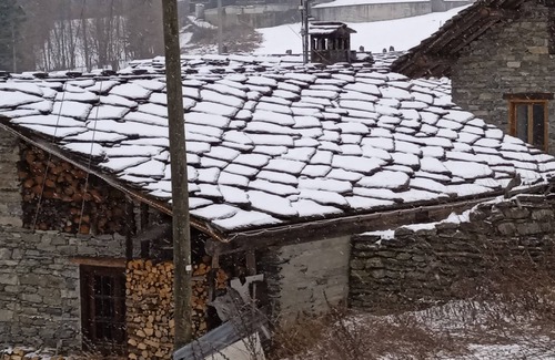 Groscavallo Cabine | Lu Biulè d'Aldo - Comfortable chalet in ancient hamlet, outdoor wellness area