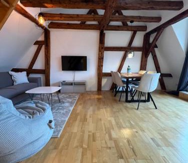 Ludwigsburg Appartement | LudwigsHome Zentralste Lage, Klima, SmartTV, Terrasse