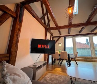 Ludwigsburg Appartement | LudwigsHome Zentralste Lage, Klima, SmartTV, Terrasse