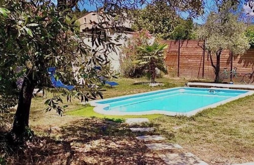 Nyons Maison | Lumineuse Maison Climatisée vue Rivière et Piscine Privée
