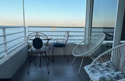Playa Ancha Appartement | Luminosos Apartamento en Borde Bahía Valparaíso