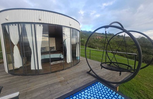 Barichara Cabine | LUMIPOD XTRAVAGANT Private Jacuzzi, Malla Catamaran