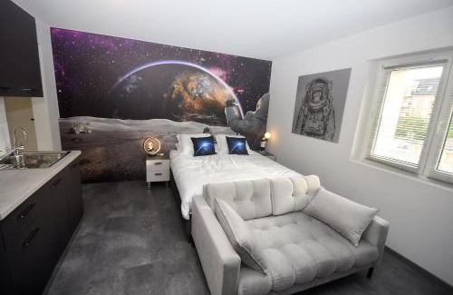 Saint-Louis Appartement | LUNAR, proche frontière Basel, Free parking