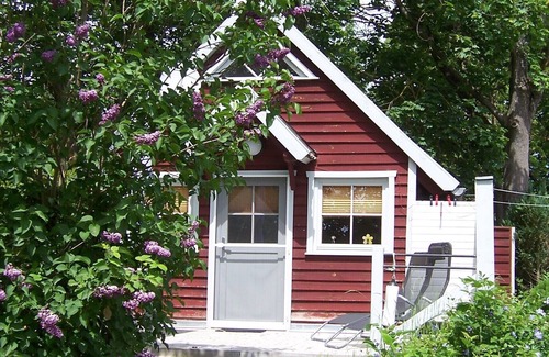 Hanshagen Cabine | Hut Lundholm dans la campagne et à proximité du Bodden