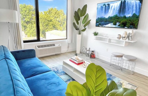 Elizabeth Appartement | Luxe 1 BR Apartment -near NYC, EWR, PRU,NJPAC, Dwntwn Newark,MetLife