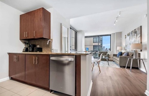 Hudson Exchange Appartement | Luxe 2BR | Sweeping Views | Jersey City by GLS