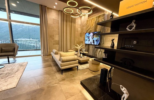 Kfardebian Villa | Luxe Mount Villa Partial SeaView