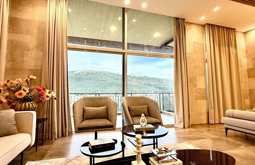 Kfardebian Villa | Luxe Mount Villa Partial SeaView