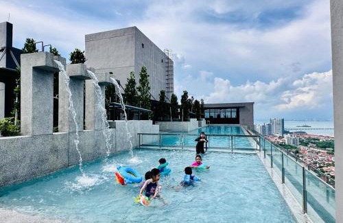 Kampung Sungai Nibong Appartement | Luxe Seaview Rooftop Pool Airport bayan lepas